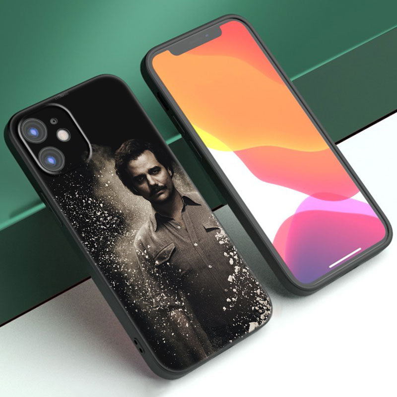 Narcos TV Series Pablo Escobar Black Phone Case For Apple iPhone 14 12 13 Mini 11 Pro XR X XS MAX 6S 7 8 Plus 5S SE 2020 2022 007