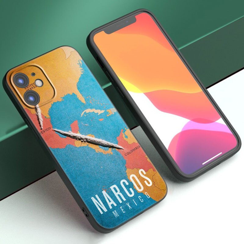 Narcos TV Series Pablo Escobar Black Phone Case For Apple iPhone 14 12 13 Mini 11 Pro XR X XS MAX 6S 7 8 Plus 5S SE 2020 2022 004