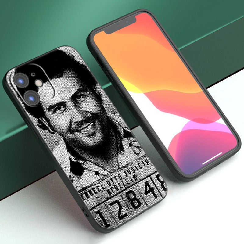 Narcos TV Series Pablo Escobar Black Phone Case For Apple iPhone 14 12 13 Mini 11 Pro XR X XS MAX 6S 7 8 Plus 5S SE 2020 2022 005