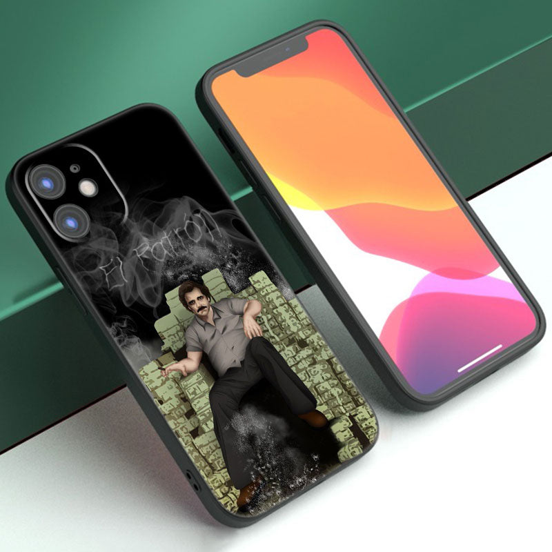 Narcos TV Series Pablo Escobar Black Phone Case For Apple iPhone 14 12 13 Mini 11 Pro XR X XS MAX 6S 7 8 Plus 5S SE 2020 2022 006