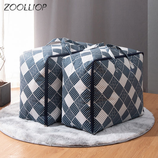 Fashion hot 2018 Household Items Storage Bags Organizer Clothes Quilt Finishing Dust Bag Quilts pouch Washable quilts bags