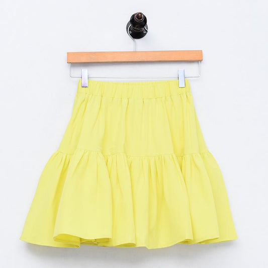 2022 Summer Sexy Korean style Ruffles Skirt fashion Women Mini Skirt High Waist Girls sweet cotton linen Skirt black white