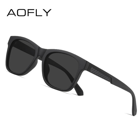 AOFLY Fashion Polarized Sunglasses Men Women with TR90 Flexible Frame 1.1mm Anti-Glare Lens and UV400 Protection