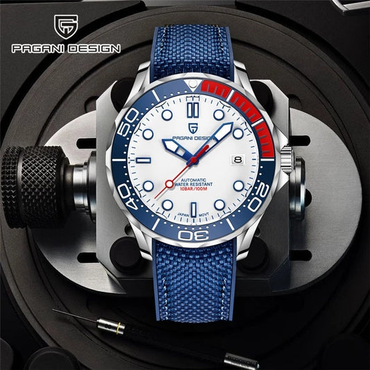 PAGANI DESIGN New 007 Commander Men&#39;s Mechanical Watches Top Brand Luxury Watch Men 100M Automatic Waterproof Fashion Wristwatch
