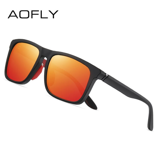 AOFLY Polarized Sports Sunglasses For Men Cycling Driving Fishing 100% UV Protection TR90 Anti-glare zonnebril heren
