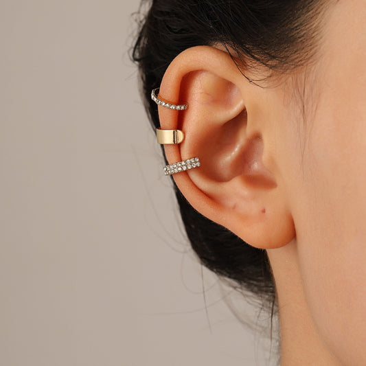 Delicate Crystal Cute Clip Earrings Female Buckle Ear Cuff No Piercings Fake Cartilage Ear for Women 2022 Fashion Jewelry