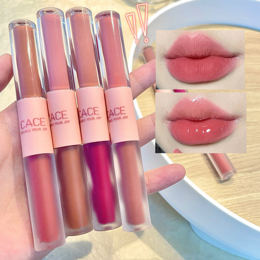 6 Colors Sexy Red Liquid Lipstick Moisturizing Lip Glaze Tint Long Lasting Matte Lip Mud Waterproof Velvet Lipstick Lips Makeup