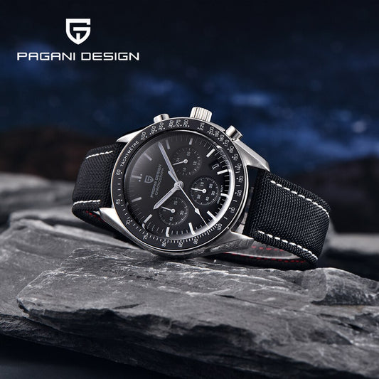 PAGANI DESIGN Men Watches Luxury Quartz Watch for men Automatic Date Chronograph Sapphire crystal VK63 Stainless steel 2023 New