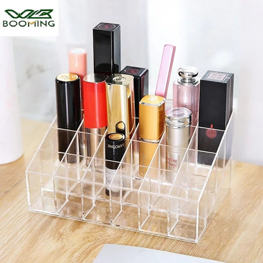 Acrylic Makeup Organizer Acrylic Storage Box Cosmetic Box Lipstick Jewelry Box Case Holder Display Stand Storage Tools