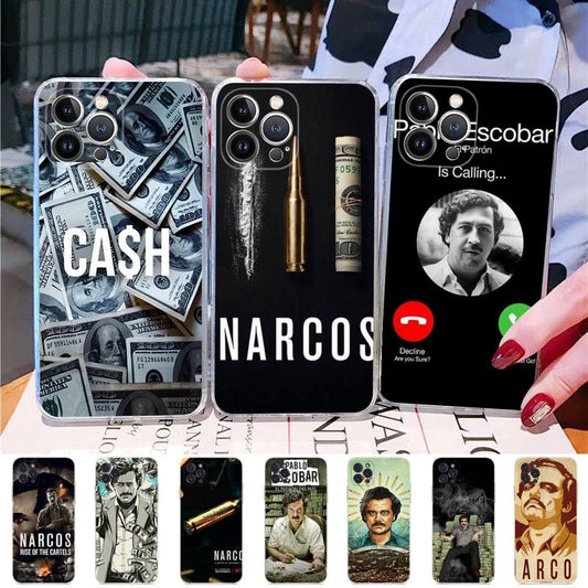 Narcos TV Series Pablo Escobar Phone Case Silicone Soft for iphone 14 13 12 11 Pro Mini XS MAX 8 7 6 Plus X XS XR Cover