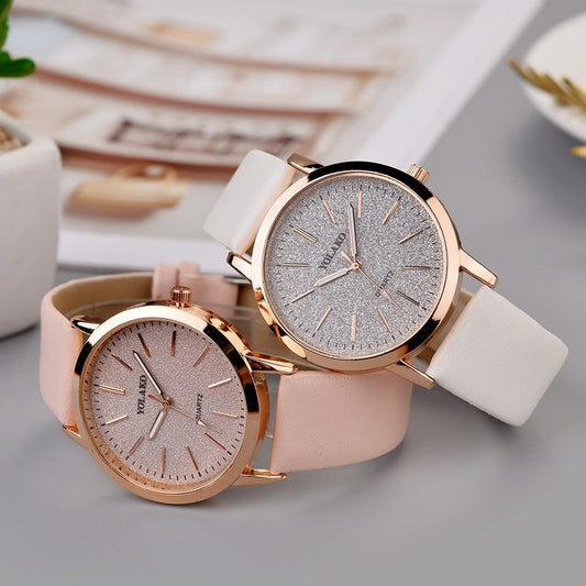 Full Sky Star Women&#39;s Watches Brand Luxury Fashion Ladies Watch Leather Watch Women Female Quartz Wristwatches Montre Femme