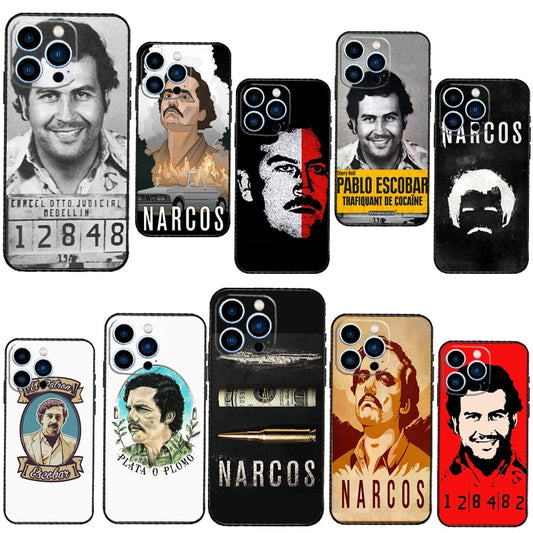Pablo Escobar Narcos Phone Case For iPhone 13 12 11 Pro Max 13 Mini X XR XS Max 7 8 Plus SE 2020 Back Cover
