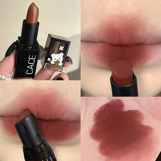 1PC Sexy Matte Lipstick Waterproof Long Lasting Color Rendering Non-stick Velvet Lips Liner Pencil Woman Makeup Cosmetics Beauty