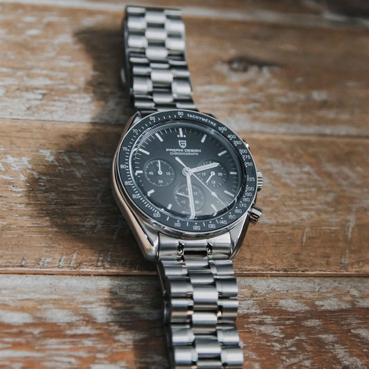 PAGANI DESIGN 2023 New Luxury Quartz Watch For Men Sapphire Automatic Date 100M Waterproof Men’s Chronograph Relogio Masculino