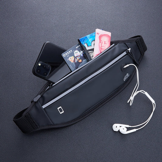 Casual Men Fanny Pack Teenager Outdoor Sports Running Cycling Waist Bag Travel Phone Pouch Bags Waterproof Male Belt Bag